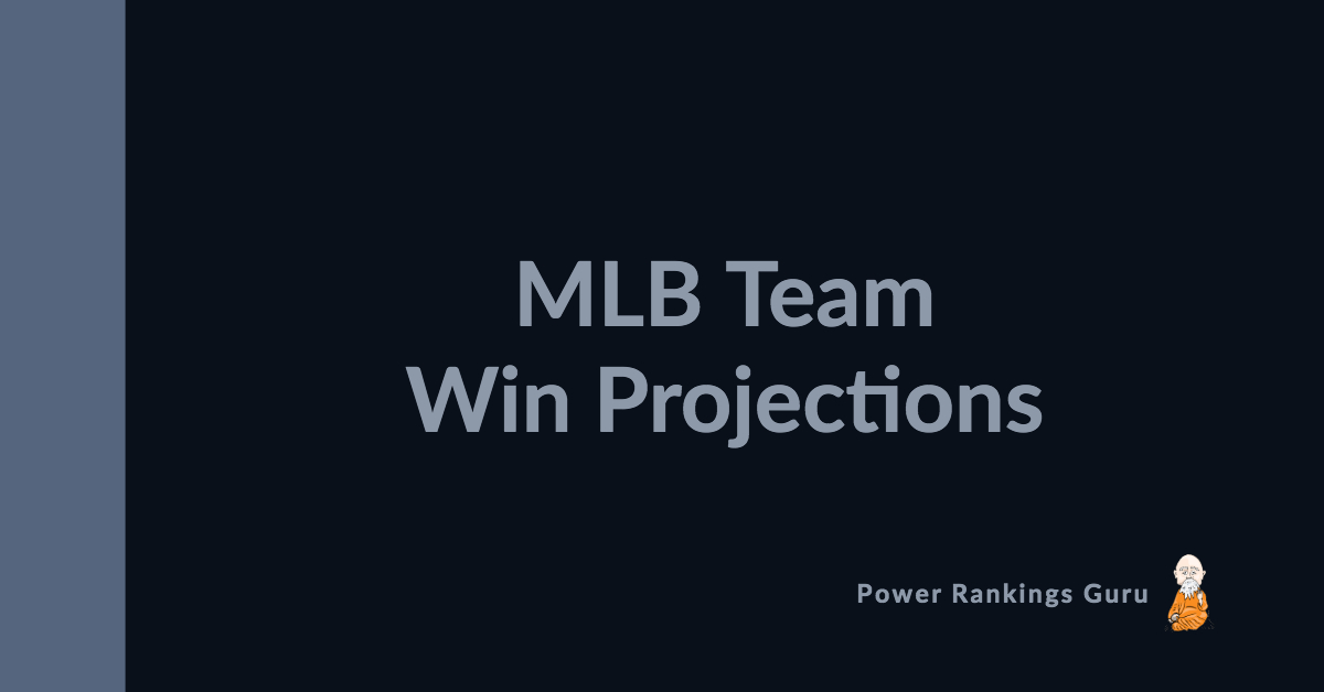 Predicting Every MLB Team's Win/Loss Record for Week of May 22